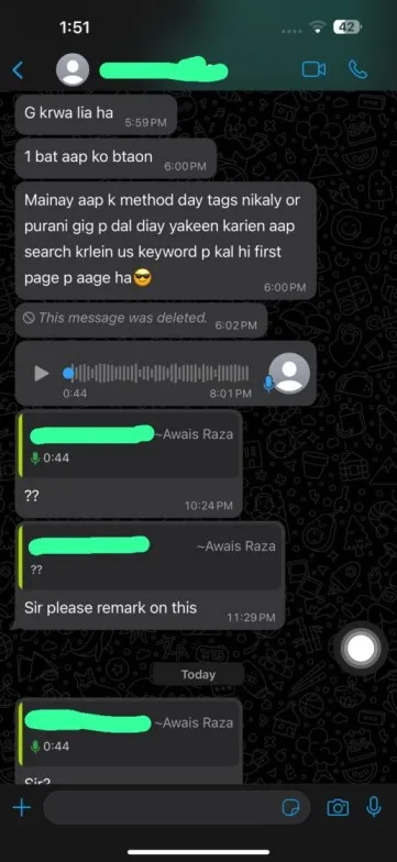 Student testimonial